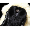 Faux fur  leather jacket