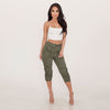 Women's Cropped Harem Pants