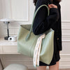 Trendy Shoulder Bag Texture Classic Tote Bag