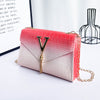 Iron Tassel Chain Small Square Bag Shoulder