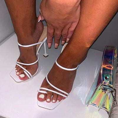 Summer stiletto sandals shoes