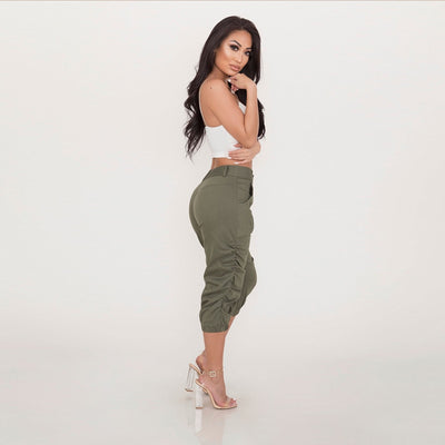 Women's Cropped Harem Pants