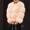 faux fur short coat