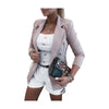 Spring, Autumn Simple Long-sleeved Double-breasted Suit Jacket For Women