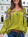 embroidery blouse