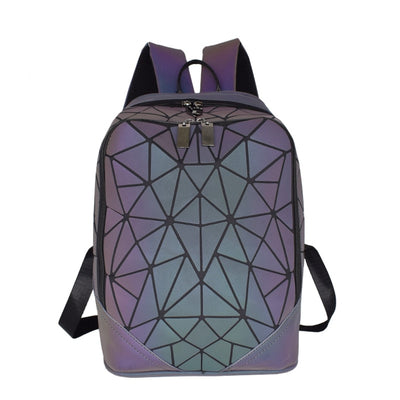 New Women Geometric Folding Backpack Bag