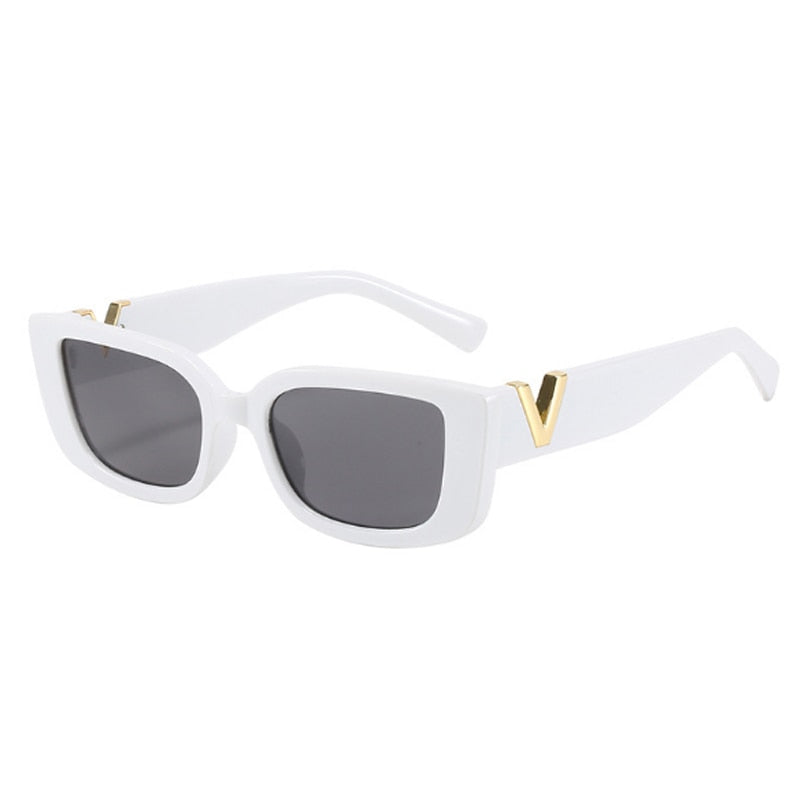 Retro Rectangle Sunglasses