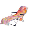 Printed Beach Chair Cover Up Towel Outdoor Microfiber Q