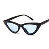 Retro Cat Eye Small Black White Triangle  Style