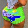 Candy Snickers Shorts Mini High Waist Short