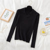 Turn-Down Collar Women Sweater Long Sleeve Top Casual Pullover Knitted Sweaters