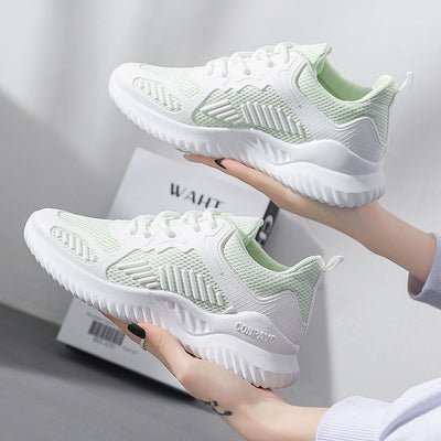 running shoes wild breathable white