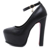 Mary Jane Ankle Strap Pumps