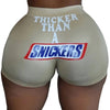 Candy Snickers Shorts Mini High Waist Short