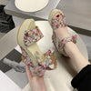 Hot Lace Leisure Heeled Women Shoes