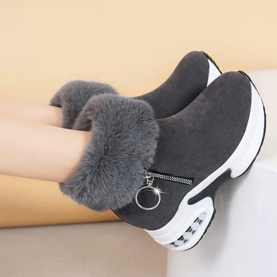 Fur Sneakers Platform Snow  Ankle Boots  Causal