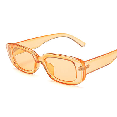 Rectangle Sunglasses  Pink Leopard Small