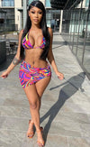 Sugar Baby 2pc Bikini +Skirt Set