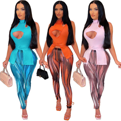 Video Cameo 2pc Leggings Set