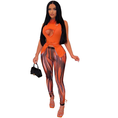 Video Cameo 2pc Leggings Set