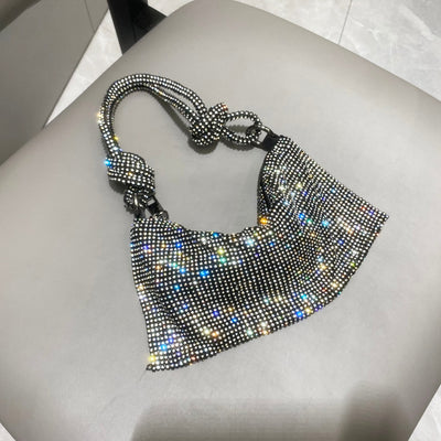 luxury hobo shoulder  Shining Rhinestones Evening  Crystal Purses