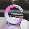 Big G Smart Light LED Wireless Charger Bluetooth Speaker Alarm Clock Atmosphere Light White Noise Sleep