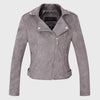 Slim Short Leather Jacket