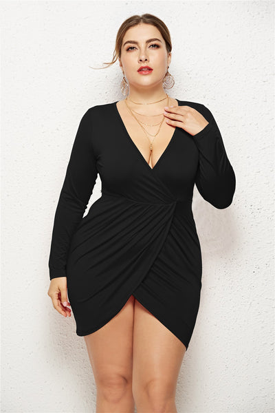 Deep V  Party Dress