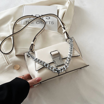 Thick Chain Pu Leather Shoulder Crossbody Bags