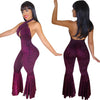 Selena Color Halter Halter Jumpsuit