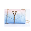 Iron Tassel Chain Small Square Bag Shoulder