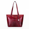 Tote Bag  Crocodile Pattern Handbag