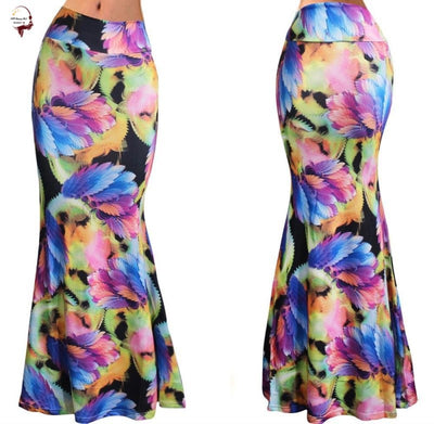 Summer Women High Waist Skirt