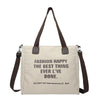 Canvas Tote Bag  Single Shoulder Messenger Bag