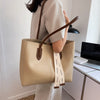 Trendy Shoulder Bag Texture Classic Tote Bag