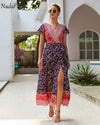 Long Beach Dress Sash Lace Up for Summer: Shop Maxi Boho Dress now!