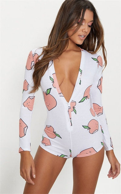 Just Peachy Bodycon Bodysuit