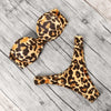 leopard bikini push up