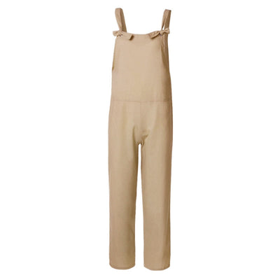 Lower Eastside Linen Overalls Jumpsuit (Curvy Sizes)