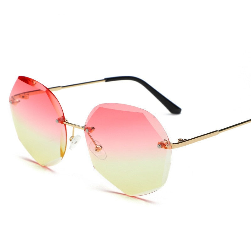 Shades Cutting Lens Frameless Metal