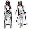 Nia Bella 2pc Coat + Pants Set (Curvy Sizes)