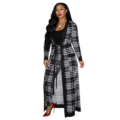 Nia Bella 2pc Coat + Pants Set (Curvy Sizes)