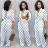 Set The Trend Button Up Jumpsuit (Curvy Sizes)