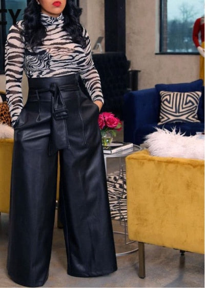 High Waist Classy Wide Leg  Pants