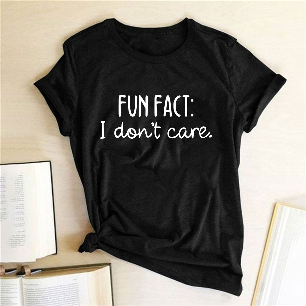 Fun Fact I Dont Care Crew Neck