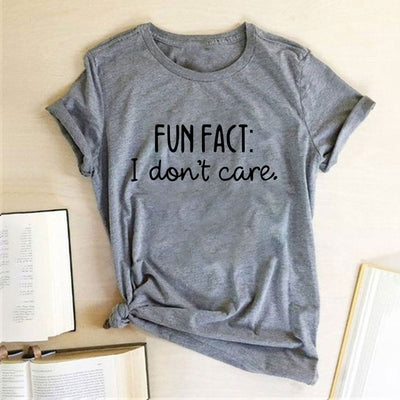 Fun Fact I Dont Care Crew Neck