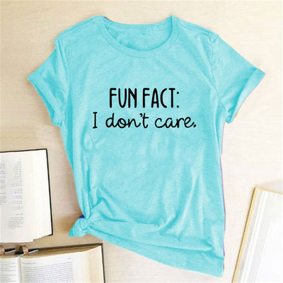 Fun Fact I Dont Care Crew Neck