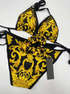 Gold Printed Bikini