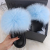 Slippers Fluffy Cute Flip Flops Plush home Flat  Summer Sandals