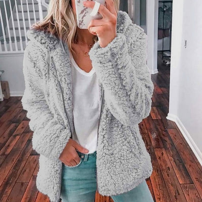 Hooded Fashion Cardigan Long-sleeved Loose Thin Coat